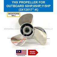 YHX PROPELLER  688-45930-01-98 (3X13X17''--K) 60 HP , 85 HP , 115 HP -BOATERS MALL