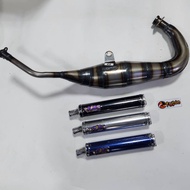 ท่อสูตร KR งานดิบ + ปลายท่อ SJR สีเงินจุกเลส **ปลายท่อเป็นแบบคละ**