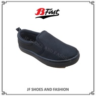 BATA B-FIRST Black School Shoes 389-6401/589-6401| Kasut Sekolah BATA B-FIRST Slip ON Baru Canvas Jahit Tahan Lasak