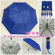 Premium Quality Automatic Opening Large 2-Fold Golf Umbrella