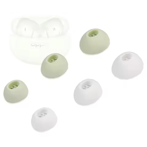 6Pcs Silicone Ear Tips for OPPO Enco Free3 TWS Earbuds Eartips Enco Free 3 Ture Wireless Earphone Ti