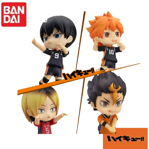 In Stock Original Bandai Gsc Nendoroid Haikyuu!! Shoyo Hinata Kageyama Tobio Kenma Kozume Q-Version