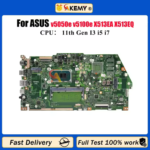 X513EA Laptop Motherboard For ASUS VivoBook X513E v5050e v5100e X513EA X513EQ X513EP Notebook Mainbo