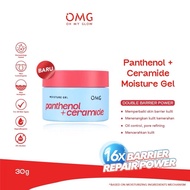 OMG Oh My Glow Panthenol + Ceramide Moisture Gel 30g - Pelembab Wajah Memperbaiki Skin Barrier - Ski