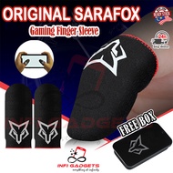 SARAFOX Sweatproof Mobile Game Finger Sleeve Breathable Non-Slip Touch Screen PUBG Sarung Jari Game Finger Gloves