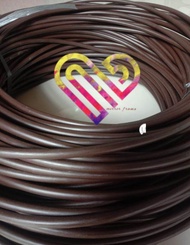 HARGA 1/2kg Rotan sintetis  bulat ukuran 8mm buat kerajinan sangkar burung