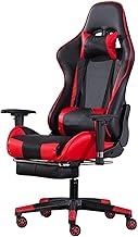 Office Chair Ergonomic Gaming Chair Home Office Chair Leather Lifting Armrest Swivel Seat Racing Seat Adjustable Chair,Red,125-134X70X50Cm (Red 125) lofty ambition