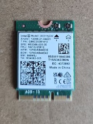 AX211NGW intel 无线网卡 m.2蓝牙5.3 wifi6E