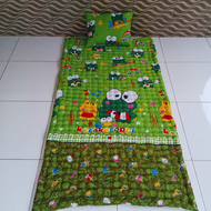 Kasur Palembang Kecil Satu Orang Dewasa Full Motif Karakter Gratis Bantal
