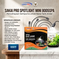 Sakai Pro Mini Aquarium LED Spotlight 80055, 5 Watt, 20 CM, 3 Lighting Modes, Energy Saving & Very B