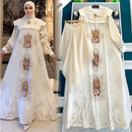 SHELLASAUKIA GAMIS DRESS KATUN SET HIJAB ORI BY SHELLASAUKIA