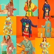 Wiggle 1 Silky Robe Bathrobe With Waist Tie Swimsuit Cover 80012