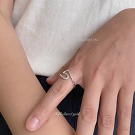 Daydream 925 Sterling Silver (Gold) Curved Curve Shape Open Ring FR118