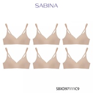 Sabina (Set Of 6 Pieces) Perfect Bra Level 1 Non-Wired Code SBXD97111C9-Flesh Color