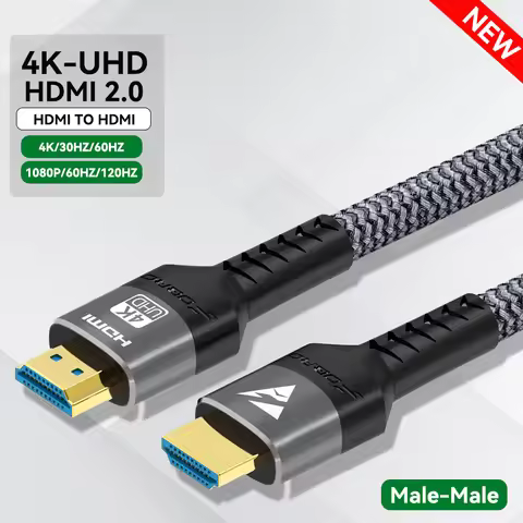 HDMI Cable 4K 60Hz HDMI-Compatible Ultra HD 1080P 120Hz High Speed Video Audio HDMI 2.0 Cable For PS