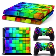 Lattice Protective Vinyl Skin Sticker For PS4 Playstation 4 Console + 2 Controllers Decal