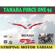 Decal striping motorcycle sticker Force One 94