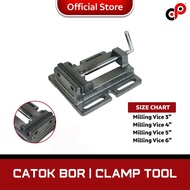 CP Catok Bor Duduk 5 Inch / Ragum Bor Duduk 5" / Milling Vice 5"
