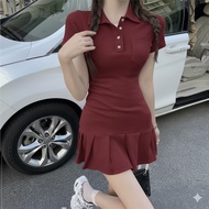 Women's Fashion DRESS SEOUL Korean Style Casual Knit Dress Good Quality