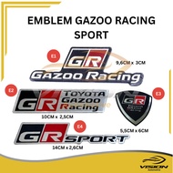 TOYOTA Emblem GR SPORT GR Gazoo Logo Emblem GR Racing