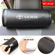 Toyota Sienta Carbon Fiber Car Headrest Soft Comfortable and Breathable Neck Pillow Support Cushion 