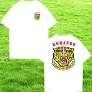 Ggk Series Military Tee Full Cotton Gerakhas Komando T ShirtHla Shirt Men