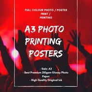 A3 / A4 / 8R /11R Photo Printing Posters