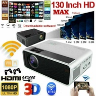 1080P WiFi Andriod Portable 3D LED Mini Video Projector Home Cinema 4K Wireless