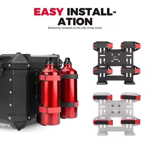 Motorcycles Luggage Cases Bracket Gas Can Bottle Holder Oil Bottle Tanks Fuel Canister Holding Plate