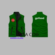 Cool Gojek Gofood Goride Men's Motorcycle Vest Jacket - Gojek Online Ojol Men's Motorcycle Vest