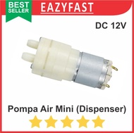 Pompa Air Mini DC 12V Dinamo Dispenser Galon Bawah Selang Sedot Pump