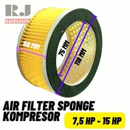 Air Filter Sponge Air Compressor 7,5 HP - 15 HP Compressor Air Filter Element Filter