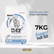 BEAST B42 Beauty Skin 7kg Super-Natural Premium Cat Dry Food Kibbles