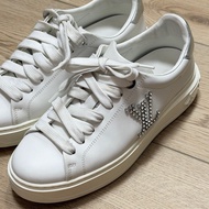 Louis Vuitton LV 水鑽字母微增高小白鞋