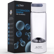 ALTHY H2-Classic 1 Hydrogen Water Bottle Generator  -Tritan/Glass Cupbody- DuPont SPE & PEM Dual Cha
