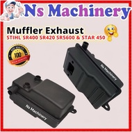Heavy Duty High Quality Stihl SR400 SR420 SR5600 & STAR450 Mistblower Muffler Exhaust Ekzos Ezos
