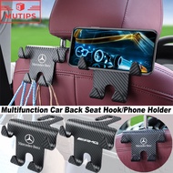 Mercedes Benz Car Back Seat Hook Mobile Phone Holder Plastic Bag Bracket Four Hooks Hanger For W211 