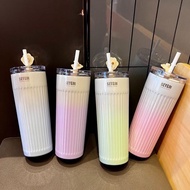 Tyeso Seygm Thermos Bottle 500ML 304 Stainless Steel with Premium Straw