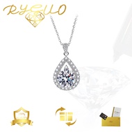 RYGUO Hot Sale Multipurpose 5 Karat Eight Hearts Eight Moissanite Pendant