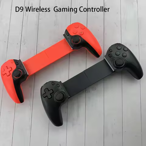D9 Wireless Game Controller RGB Light Mobile Phone Gamepad With Turbo/6-axis Gyro/Vibration For Andr