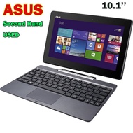 “80% New” Second Hand ASUS 10.1 Transformer Book T100 Intel Atom Z3740 Quad Core 1.4 GHz 2GB RAM 64GB 2in1 Tablet PC Windows 10 Laptop WiFi Camera