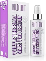 Heat Protectant Spray Formulated For Blonde, Platinum, Ash & Silver/Gray Hair. Thermal Shield Protec