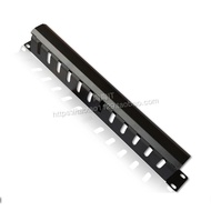 12-Speed 24-Speed Cable Management Rack Cabinet Cord Manager Cable Management Rack 19-Inch 48-Port C