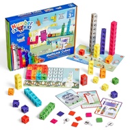 Numberblocks MathLink Cubes, 1-10 Cubes, 100-Piece Activity Set, Math Toy with Japanese Instructions