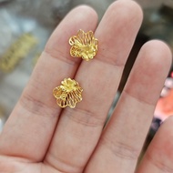 Anting Tindik Bunga Emas Kuning 375 8K Ubs