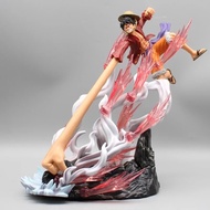 One Piece Figures Nika Luffy Fighting Form GK Anime Figure Collection Model Toys 30cm