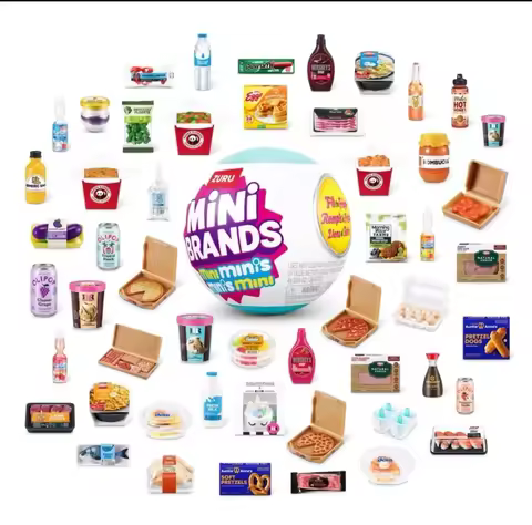 5x Surprise Ball Mini Brands mini minis Series Mystery Capsule Blind Box Real Miniature Collectible 