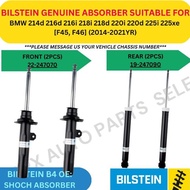 BILSTEIN GENUINE ABSORBER (FRONT, REAR) FOR BMW 214d 216d 216i 218i 218d 220i 220d 225i 225xe [F45, 