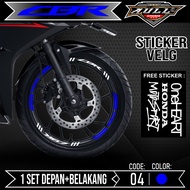 STICKER STICKER Cutting Rim CBR 150R - Sticker Accessories Cutting Sticker List Motor Honda CBR150R 