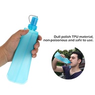 【Upgrade Your Style】 Water Bottle Tpu Folding Soft Water Bottle Outdoor Sports Water Bottle Foldable